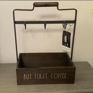 Rae Dunn But First, Coffee caddy